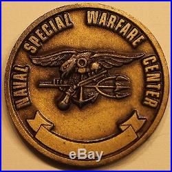 Navy SEAL US Naval Parachute Team Leap Frogs Vintage Brass Challenge Coin
