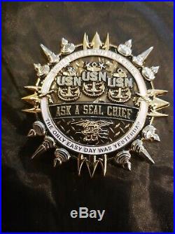 Navy SEALs Team Ask a Seal Chief challenge coin #176