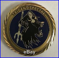 Navy SEALs Trident Spectre 2013 SPOOK CIA FBI USIC Logos 3D Webbed TRIDENT 2