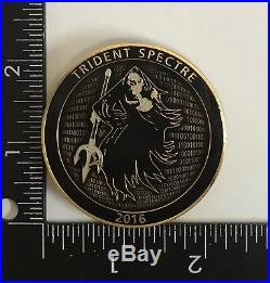 Navy SEALs Trident Spectre 2016 SPOOK CIA NSA USIC Logos 3D Webbed TRIDENT 2.25