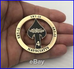 Navy Seal Seals Naval Special Warfare Group 4 Sbt-12-20-22 Challenge Coin No Cpo