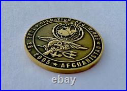 Navy Seal Team 1 Mike Murphy Medal of Honor Operation Red Wings Challenge Coin