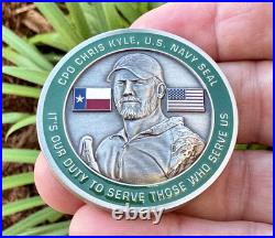 Navy Seal Team 3 Chris Kyle 2015 Memorial Sniper Seals Challenge Coin Punisher