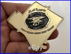 Navy Seal Team 3 Three Seals Nsw Bone Frog Sadr Iraq Oif Challenge Coin Non Cpo