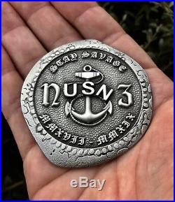 Navy Seal Team 5 Five V Usn Nsw Ussocom Jsoc Challenge Coin Doubloon Cpo Chief