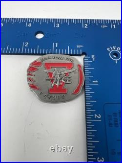 Navy Seal Team 5 V NSW 2 Troop Challenge Coin Pirate Skull Doubloon ST5 USN CPO