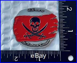 Navy Seal Team 5 V NSW 2 Troop Challenge Coin Pirate Skull Doubloon ST5 USN CPO