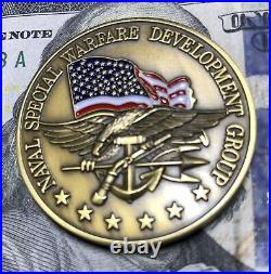 Navy Seal Team 6 Challenge Coin / Devgru / Genuine MID 90's Thru Al-fallujah