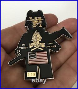 Navy Seal Team 6 Demon Hunters Tribe Nsw Figure Challenge Coin Cpo Non Nypd Lego
