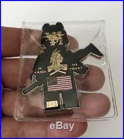 Navy Seal Team 6 Demon Hunters Tribe Nsw Figure Challenge Coin Non Cpo Nypd Lego