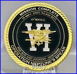 Navy Seal Team 6 Red Squadron ROB O'NEILL DEVGRU Indian Tribe Challenge Coin CPO