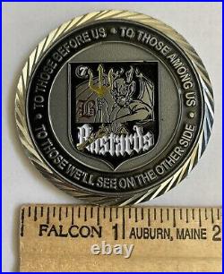 Navy Seal Team 7 VII Bravo Bastards Platoon MCCRF 2015 Challenge Coin