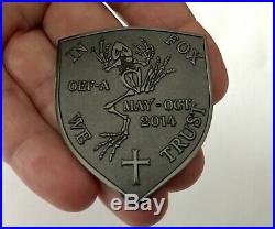 Navy Seal Team Seals Fox Foxtrot Nsw Bone Frog Man Oef-a Challenge Coin Cpo Cia