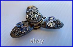 Navy Seal Team Special Warfare Group 2 Seals Spinner Challenge Coin UDT NSW CPO