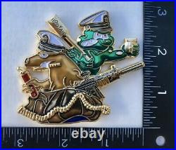 Navy Seal Team Trident Bone Frog Raft Nsw Challenge Coin Non Cpo Chief Mess Nypd