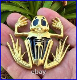 Navy Seals Bone Skull Skeleton Frog Seal Team 6 Challenge Coin NSW CPO DEVGRU
