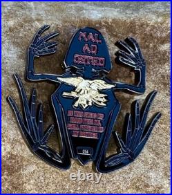 Navy Seals Bone Skull Skeleton Frog Seal Team 6 Challenge Coin NSW CPO DEVGRU