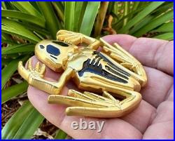 Navy Seals Bone Skull Skeleton Frog Seal Team 6 Challenge Coin NSW CPO DEVGRU