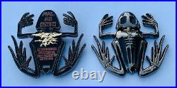 Navy Seals Bone Skull Skeleton Frog Seal Team 6 Challenge Coin NSW CPO DEVGRU