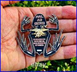 Navy Seals Bone Skull Skeleton Frog Seal Team 6 Challenge Coin NSW CPO DEVGRU Navy Seals Bone Skull Skeleton Frog Seal Team 6 Challenge Coin NSW CPO DEVGRU