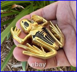 Navy Seals Bone Skull Skeleton Frog Seal Team 6 Challenge Coin NSW CPO DEVGRU