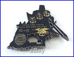 Navy Seals K 9 K9 Canine Dog Knight Crusader Trident Cpo Police Challenge Coin