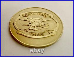 Navy Seals NSW Seal Team 3 Special OPS CPO Challenge Coin Grateful Dead Skull