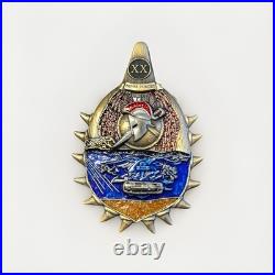 Navy Seals (SDVT-1) Pearl City Peninsula CPO Mess Navy Chief Challenge Coin Navy Seals (SDVT-1) Pearl City Peninsula CPO Mess Navy Chief Challenge Coin