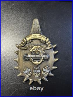 Navy Seals (SDVT-1) Pearl City Peninsula CPO Mess Navy Chief Challenge Coin Navy Seals (SDVT-1) Pearl City Peninsula CPO Mess Navy Chief Challenge Coin