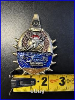 Navy Seals (SDVT-1) Pearl City Peninsula CPO Mess Navy Chief Challenge Coin Navy Seals (SDVT-1) Pearl City Peninsula CPO Mess Navy Chief Challenge Coin