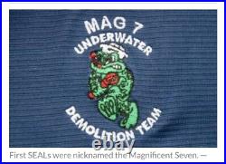 Navy Seals Seal Demo Team Magnificent MAG 7 UDT Arrow Challenge Coin CPO NSW CIA