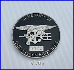 Navy Seals Seal Team 1 Dan Healy Operation Red Wings NSW Alpha Challenge Coin