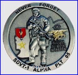 Navy Seals Seal Team 1 Shane Patton Operation Red Wings NSW Alpha Challenge Coin