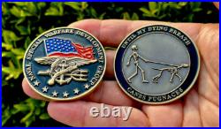 Navy Seals Seal Team 6 Canes Pugnaces War Dogs Challenge Coin CPO Kyle DEVGRU
