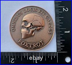 Navy Seals Seal Team 7 NSW TU3 Foxtrot Platoon Skull Omnibus Challenge Coin CPO