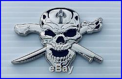 Navy Seals Seal Team Four Group 4 Nsw Bone Frog Skull Challenge Coin Cpo Devgru