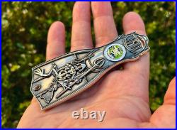 Navy Seals Seal Team NSW GROUP 3 Diver Flipper Fin Bone Frog Challenge Coin CPO