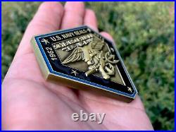Navy Seals Seal Team Six 6 VI Trident NSW 50 Years Challenge Coin CPO Chief Mess