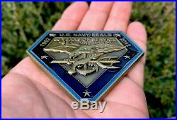 Navy Seals Seal Team Six 6 VI Trident NSW 50 Years Challenge Coin CPO Chief Mess