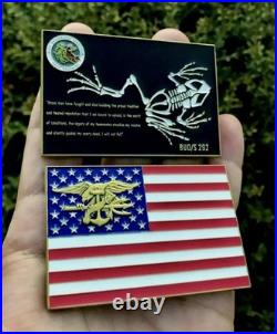 Navy Seals Seal Team Underwater DEMO NSW BUDS Class Bone Frog CPO Challenge Coin