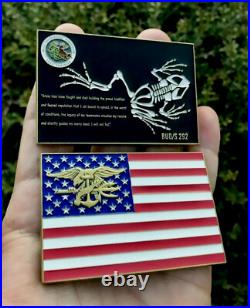 Navy Seals Seal Team Underwater DEMO NSW BUDS Class Bone Frog CPO Challenge Coin