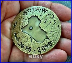 Navy Seals Seal Team V 5 SOTF-W Iraq Challenge Coin CPO NSW Frogman TACDEVRON