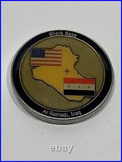 Navy Seals / Special Forces Shark Base Ar Ramadi Iraq Challenge Coin