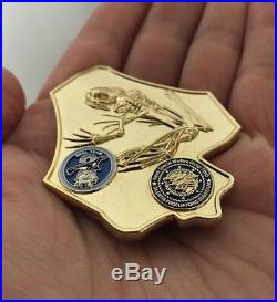 Navy Seals Special Warfare Nsw Team 2 Wali Kot Frog Challenge Coin Skull Cpo Sog