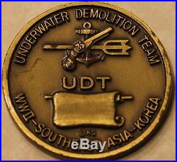 Navy Special Warfare SEAL / UDT Navy Challenge Coin b