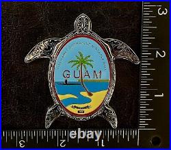 Navy Submarine Guam Konetzni Hall Birthday Ball Turtle Challenge Coin CPO Chief