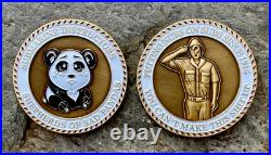 Navy Submarine Instructors Sad Pandas Challenge Coin CPO Chief Mess Subs Seals