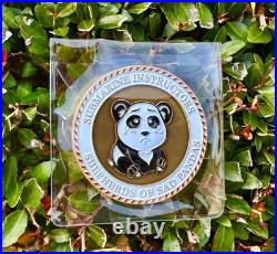 Navy Submarine Instructors Sad Pandas Challenge Coin CPO Chief Mess Subs Seals