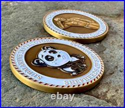 Navy Submarine Instructors Sad Pandas Challenge Coin CPO Chief Mess Subs Seals