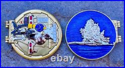 Navy Submarine Torpedo Tube Door Challenge Coin CPO Chief Mess Subs Silent Seals
